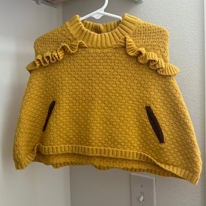 Girls poncho sweater